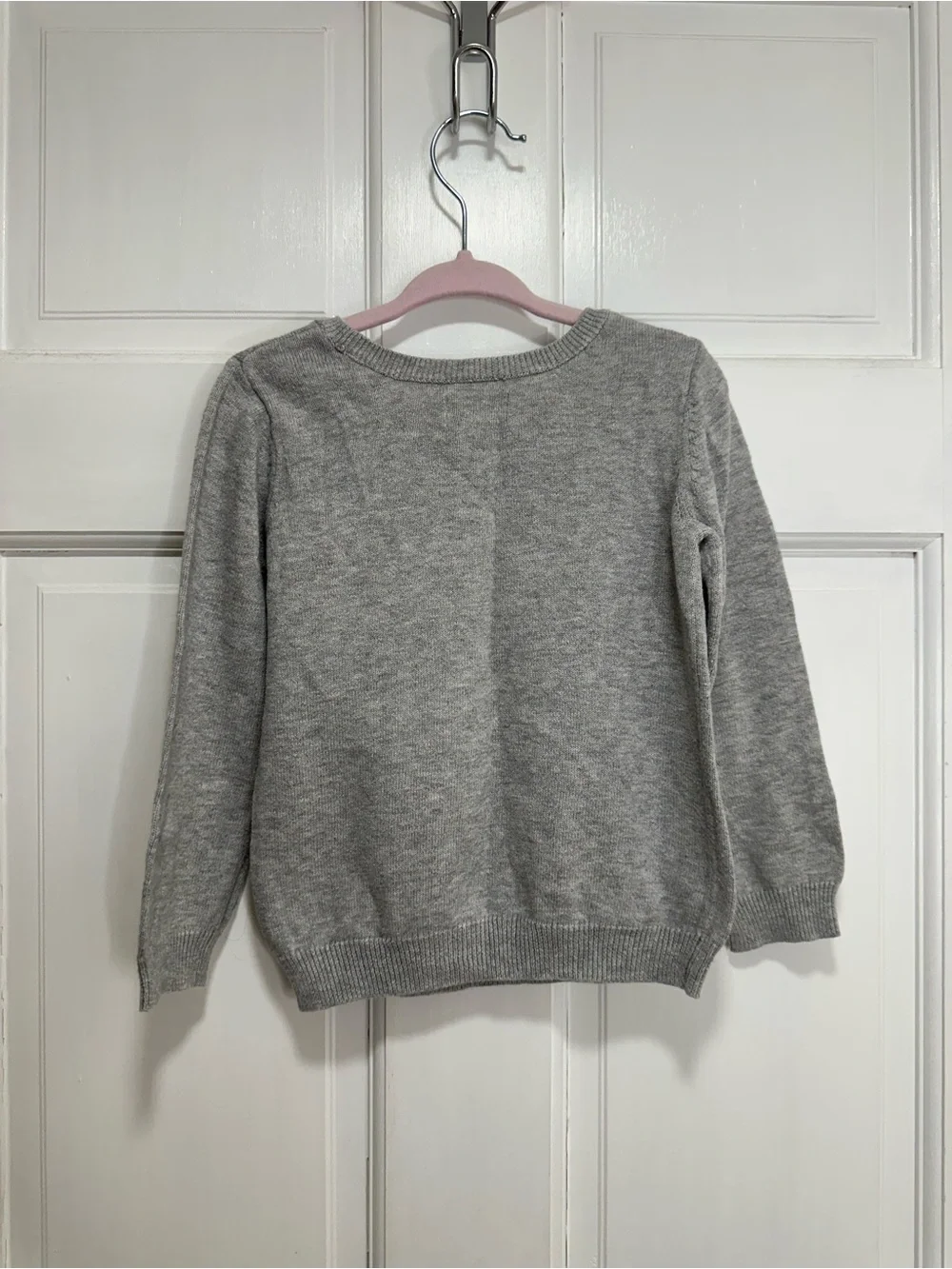 The Children’s Place Unicorn Knit Pullover Sweater in Gray Toddler Size 4T